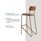 Kit 3 Banquetas Altas Cozinha Balcão 1747 Carraro Areia Rose