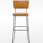 Kit 3 Banquetas Altas Cozinha Sala Jantar Base Em Aço Fixa Al