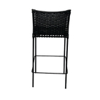 Kit 3 Banquetas Altas De Alumínio Laguna Preto 70cm Aluminium