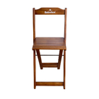 Kit 3 Banquetas Bistrô Dobrável Madeira Personalizada Hei Imb