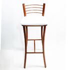 Kit 3 Banquetas Cozinha Cobre Alta Assento Branco - Poltronas