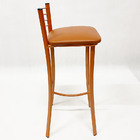 Kit 3 Banquetas Cozinha Cobre Alta Assento Cobre - Poltronas