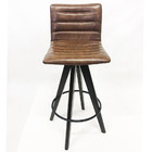 Kit 3 Banquetas Decorativa Jaque Gomada Marrom Base Madeira M