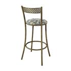 Kit 3 Banquetas Em Aço E Junco México Floral Floral Amarilis