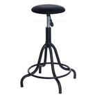 Kit 3 Banquetas Estofadas Cozinha Industrial Loft Giratória W