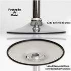 Kit 3 Banquetas Gomos Preta