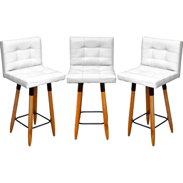 Kit 3 Banquetas Grace Alta Para Areá Gourmet E Balcão Área Go