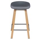 Kit 3 Banquetas Médias Bancada Cozinha Cassia Bd 66 Cm Cinza