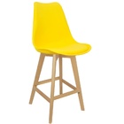 Kit 3 Banquetas Monty Leda Luisa Saarinen Alta Base Fixa Made