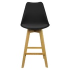 Kit 3 Banquetas Monty Leda Luisa Saarinen Alta Base Fixa Made