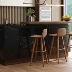 Kit 3 Banquetas Para Balcão De Cozinha Linea Terracota Alto P