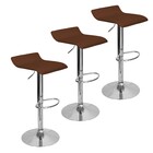 Kit 3 Banquetas Toquio Wave Enzo Belo Horizonte Giratória Com