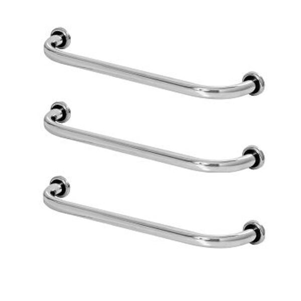 Kit 3 Barra De Apoio De Idoso Para Banheiro 80cm