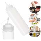 Kit 3 Bisnaga Flexível Transparente 800ml Bartender Licor Lei