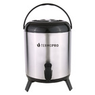 Kit 3 Botijão Garrafa Térmica Aço Inox Pressão Chimarrão Café