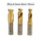 Kit 3 Broca Cortador De Solda Aço Hss Titânio Resistente