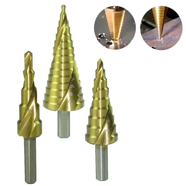 Kit 3 Broca Escalonada Hss Metal 4-12 4-20 4-32mm - Starfer