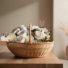 Kit 3 Buquês De Rosas Artificiais Decoração Romântica, Presen