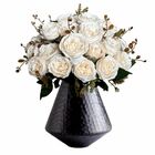 Kit 3 Buquês De Rosas Artificiais Decoração Romântica, Presen