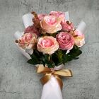 Kit 3 Buquês De Rosas Artificiais Decoração Romântica, Presen