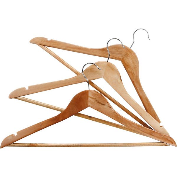 Kit 3 Cabides Roupas Madeira Kala | Leroy Merlin