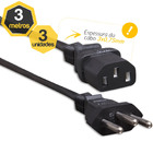 Kit 3 Cabo De Força Novo Padrão 10a 3 Metros