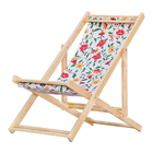 Kit 3 Cadeira Espreguiçadeira Dobrável S/b-floral