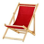 Kit 3 Cadeira Espreguiçadeira Dobrável S/b-vermelho