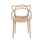 Kit 3 Cadeiras Allegra Nude Sala Cozinha Jantar