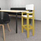 Kit 3 Cadeiras Alta Refeição Infantil Criança Restaurante Lan