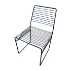 Kit 3 Cadeiras Altas Padrão Aramado Preto Para Área Gourmet S