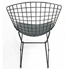 Kit 3 Cadeiras Bertoia Preta Assento Preto - Poltronas Do Sul