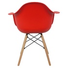 Kit 3 Cadeiras Charles Eames Eiffel Com Braço Preta Branca Be