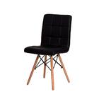 Kit 3 Cadeiras Charles Eames Gomos Preta