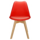 Kit 3 Cadeiras Charles Eames Leda Luisa Saarinen Design Wood