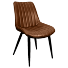 Kit 3 Cadeiras Chicago Poltrona Estofada Tainá Pu Vintage Ret