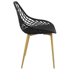 Kit 3 Cadeiras Cleo Cloe Clarice Web Jardim Assento Polipropi