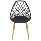 Kit 3 Cadeiras Cleo Cloe Clarice Web Jardim Assento Polipropi