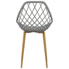 Kit 3 Cadeiras Cleo Cloe Clarice Web Jardim Assento Polipropi