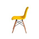 Kit 3 Cadeiras Colméia Amarela