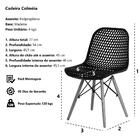 Kit 3 Cadeiras Colméia Amarela