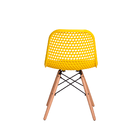 Kit 3 Cadeiras Colméia Amarela