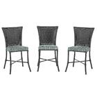 Kit 3 Cadeiras Cozinha Sala De Jantar Varanda Em Alumínio E E