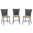 Kit 3 Cadeiras Cozinha Sala De Jantar Varanda Em Alumínio E E