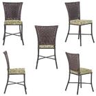 Kit 3 Cadeiras Cozinha Sala De Jantar Varanda Em Alumínio E E