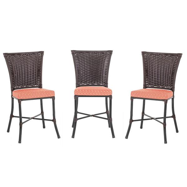 Kit 3 Cadeiras Cozinha Sala De Jantar Varanda Em Alumínio E E