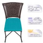 Kit 3 Cadeiras Cozinha Sala De Jantar Varanda Em Alumínio E E