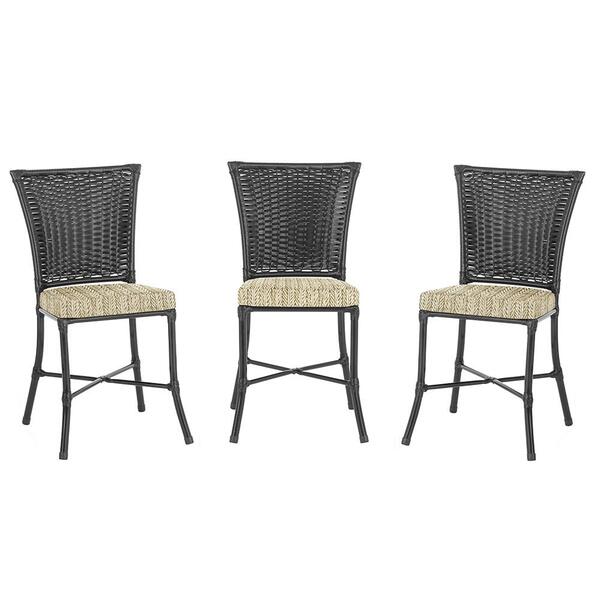 Kit 3 Cadeiras Cozinha Sala De Jantar Varanda Em Alumínio E E
