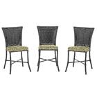 Kit 3 Cadeiras Cozinha Sala De Jantar Varanda Em Alumínio E E