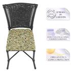 Kit 3 Cadeiras Cozinha Sala De Jantar Varanda Em Alumínio E E